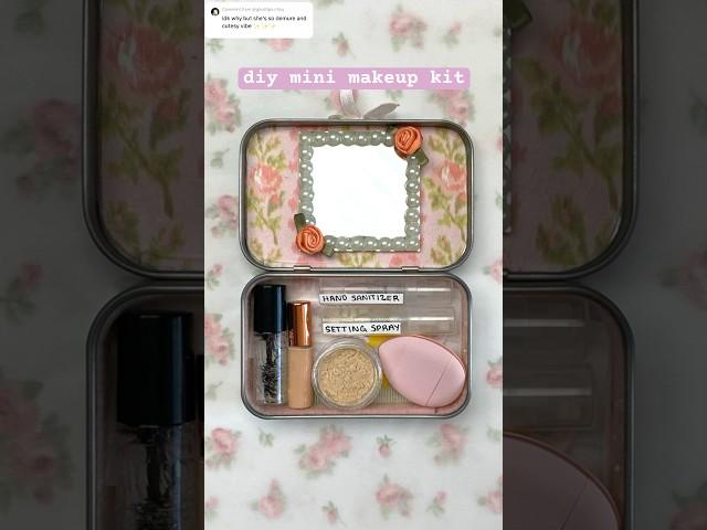 DIY MINI MAKEUP KIT  Altoids Wallet  # #diy #makeuphacks #minimakeup