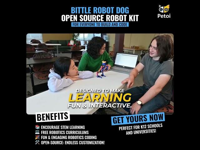 Bittle Robot Dog | Open Source Robot Kit For Everyone To Build And Code | Petoi Camp