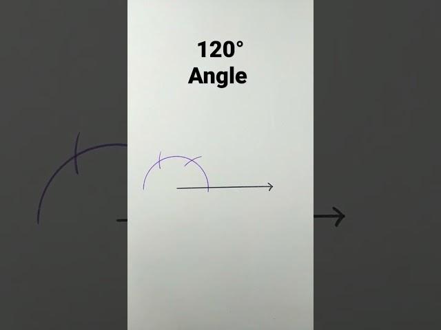 120 degree angle with compass