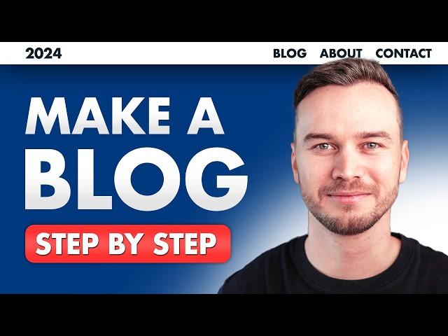 WordPress Blog Tutorial for Beginners 2024 - Step-by-Step