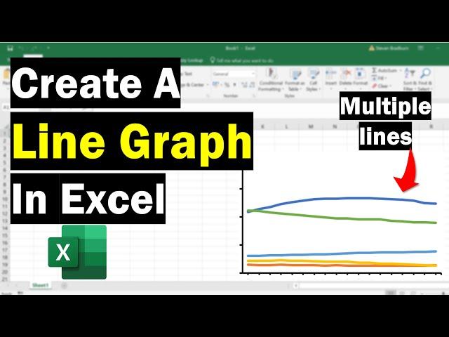 How To Create A Line Graph In Excel (With Multiple Lines)