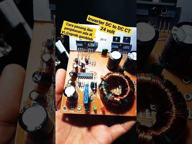 #tutorial #inverterdc #inverterdctodc #elektronik  #oprekgambleh #short