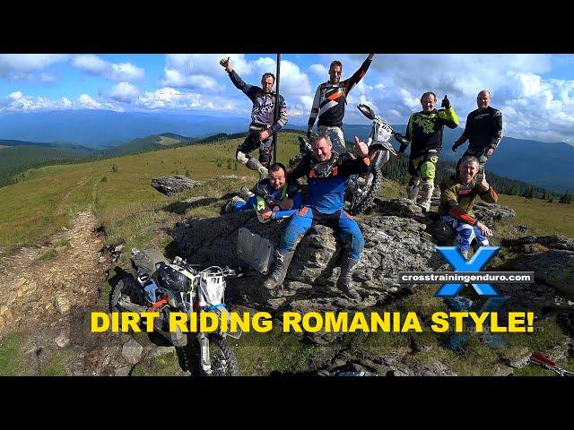 Dirt riding Romania style! ∣ Cross Training Enduro shorty