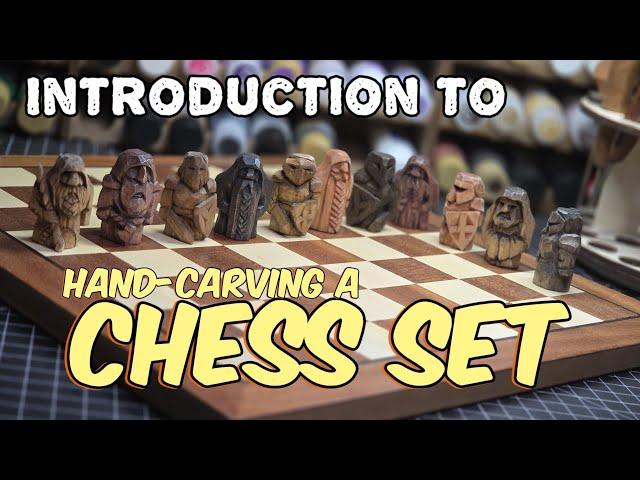 Carving a Chess Set (Board Size, Wood Finish, + Other Considerations)