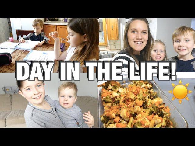 DAY IN THE LIFE! | GATHER ROUND, KINDERGARTEN, LARGE FAMILY LEARNING!