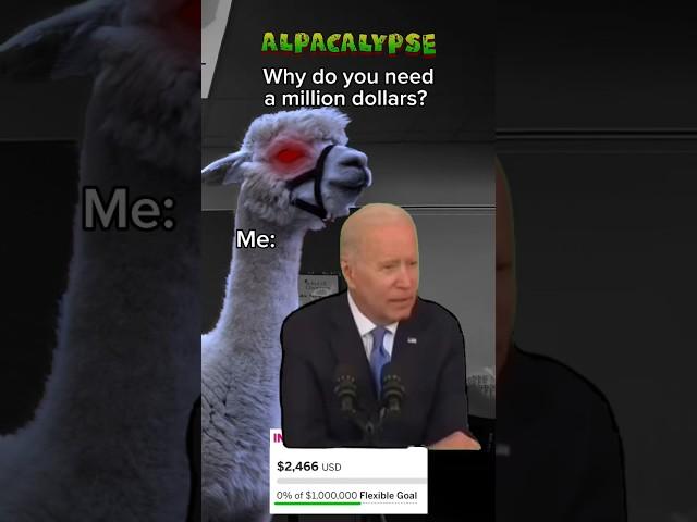 Alpacalypse — Million Dollars — Indiegogo Crowdfunding / kickstarter #alpaca #llamas #comedymovies