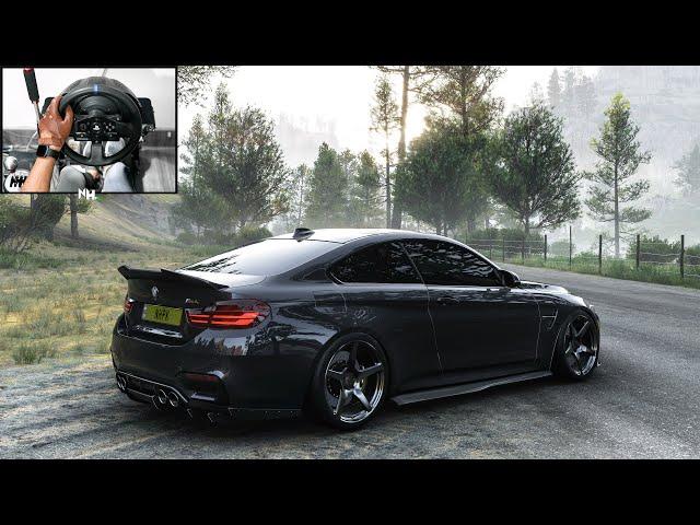 BMW M4 F82 | Forza Horizon 5 | Steering Wheel Gameplay