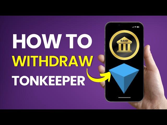 How To Withdraw Money From Tonkeeper | How To Transfer USDT From Tonkeeper to Binance - 2024