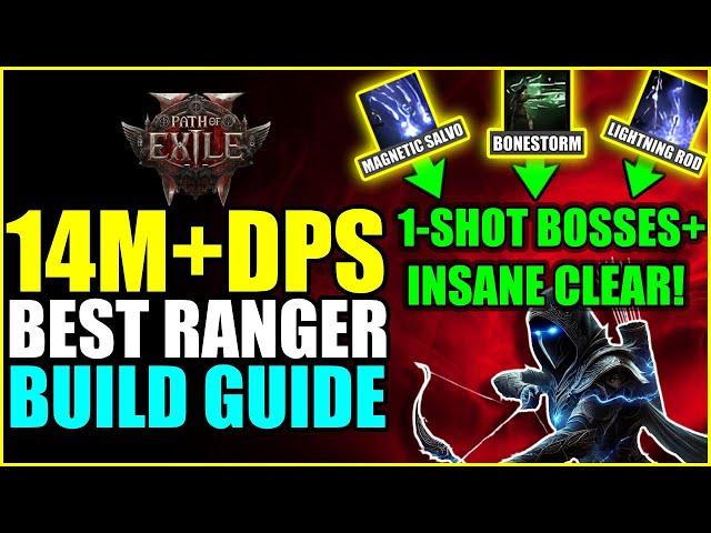 Path of Exile 2 | 14M+ DPS! UPDATED Best Lightning Ranger Build! (PoE 2 Ranger Guide)