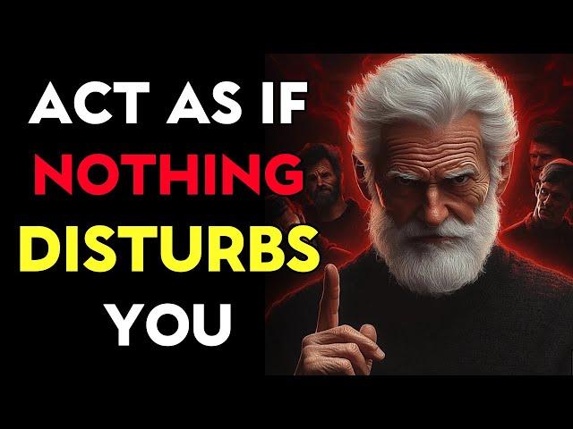 Act Like Nothing DISTURBS You Anymore | This is very powerful | Stoicism