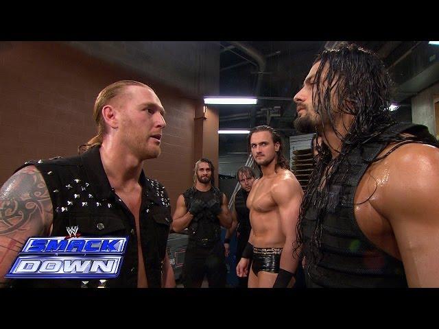 The Shield lays out 3MB backstage: SmackDown, April 25, 2014