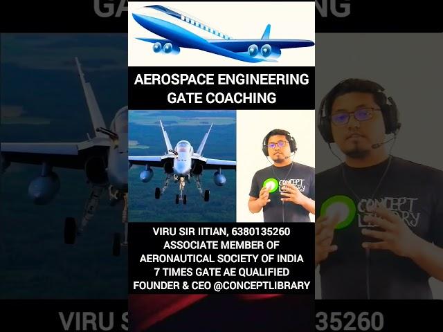 Aerospace Engineering GATE Coaching, live class, recorded lectures, test series, assignment, notes