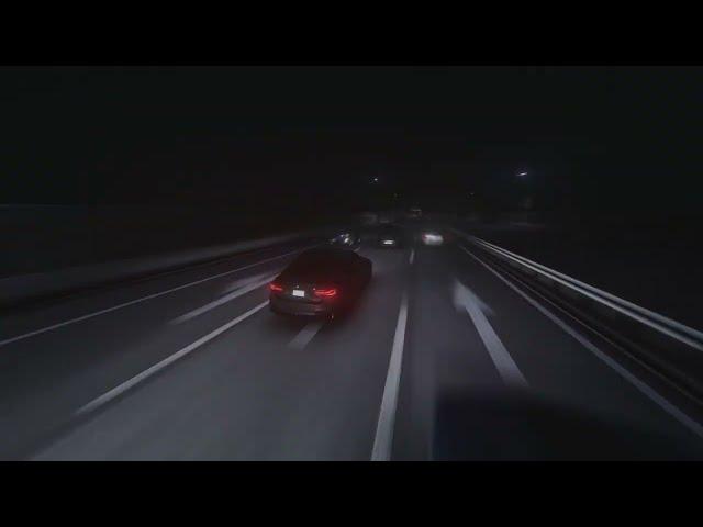 Bmw M3 Chasing Porsches Through Dense Traffic