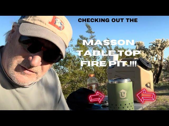 MASSON TABLE TOP FIRE PIT  !!