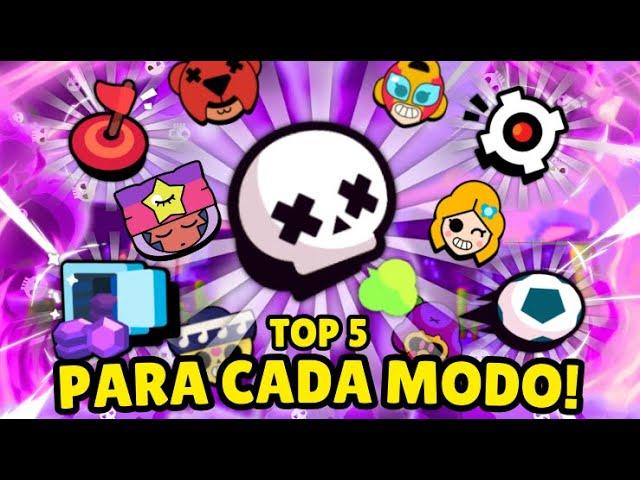 TOP 5 MELHORES BRAWLERS PARA CADA MODO DE JOGO NO BRAWL STARS!