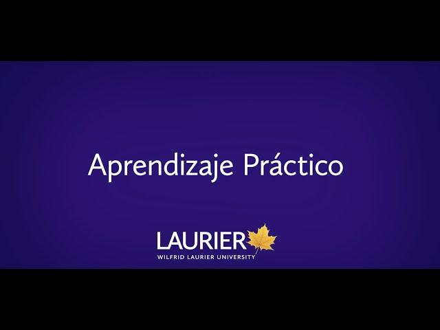 Experiential Learning at Wilfrid Laurier University (Versión subtitulada en Español)