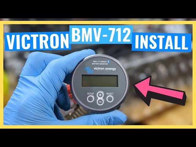 VICTRON BMV-712 Bluetooth Battery Monitor | HOW TO Install | DIY Lithium Battery Box Series