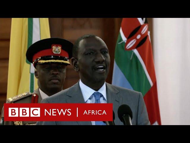 Kenya protests were 'treasonous' says William Ruto - BBC Africa