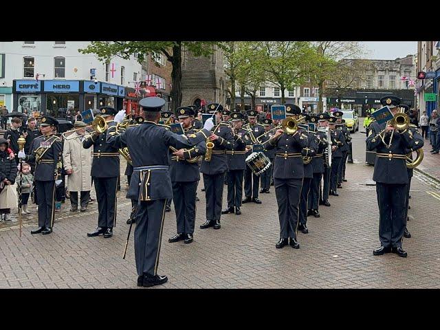 Central Band of the Royal Air Force - RAF Halton Freedom of Aylesbury Parade - April 2024