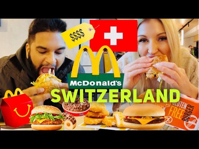 The Most Expensive McDonalds in the World! Swiss McDonalds in Zürich Switzerland