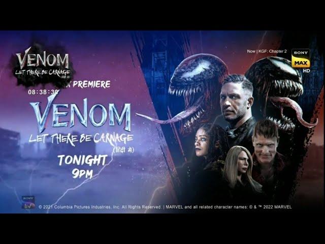 Venom : Let There Be Carnage (Hindi) | Sony Max & Sony Max HD | Tonight 9pm #venom2