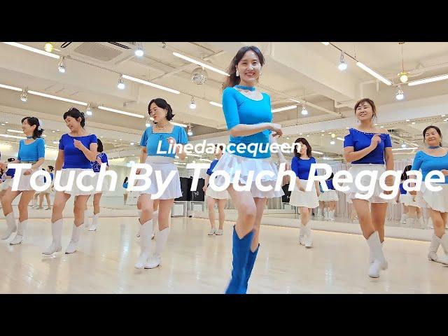 Touch by Touch Reggae Line Dance l Beginner  l 터치 바이 터치 레게 라인댄스 l Linedancequeen l Junghye Yoon