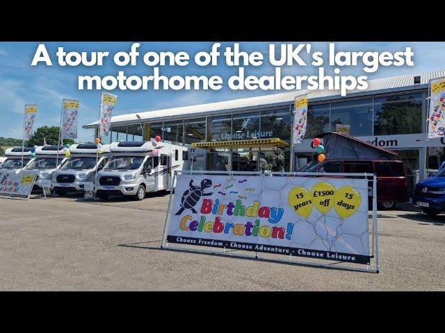 A TOUR OF KENTS LARGEST MOTORHOME DEALERSHIP : The One Motorhome channel