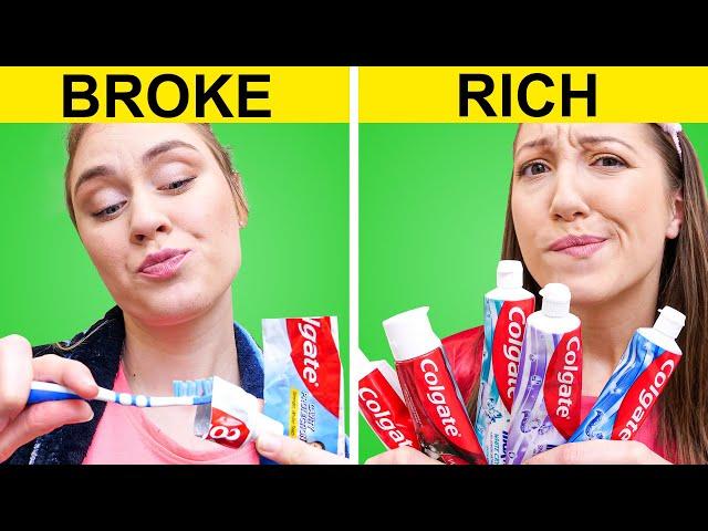 RICH STUDENT VS POOR STUDENT || Rich vs. Broke Girl at School || Funny Situations