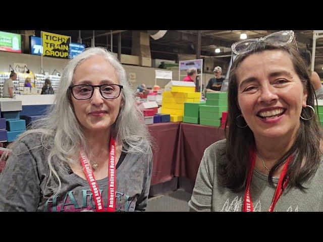 Women in Model Railroading ! Maritza and Lisa at Howie's Brass Trains !