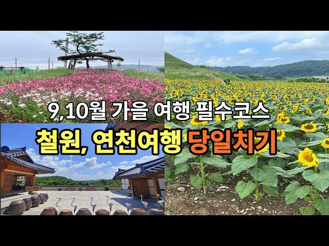 (가을여행) 반드시 가봐야하는  9,10월 당일치기 여행/철원,연천여행필수코스/맛집/카페