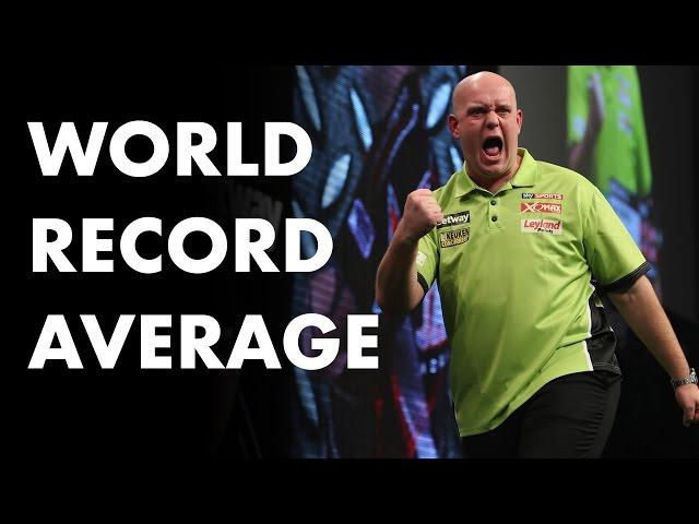 World Record Average! Michael van Gerwen averages 123.4! INCREDIBLE!