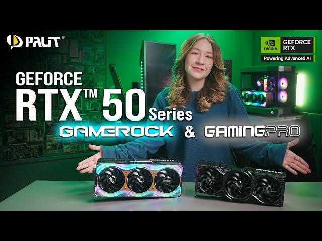 Palit GeForce RTX 50 Series- GameRock & GamingPro : Power Redefined for AI, Gaming and Creation