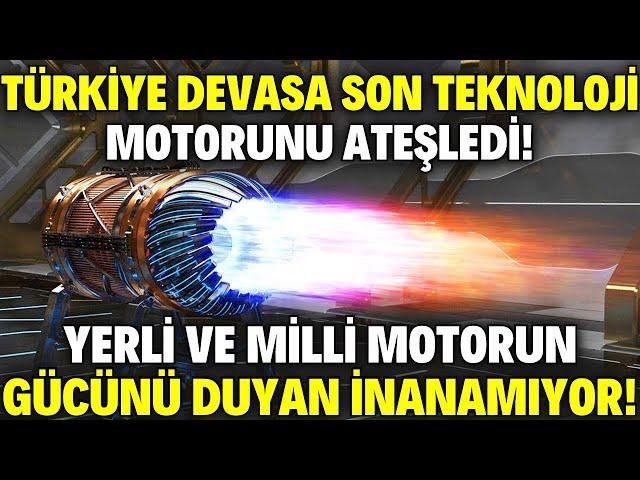 TÜRKİYE DEVASA SON TEKNOLOJİ MOTORUNU İLK KEZ ATEŞLEDİ ! YERLİ  RAMJET MOTORUN SESİNİ DUYAN...