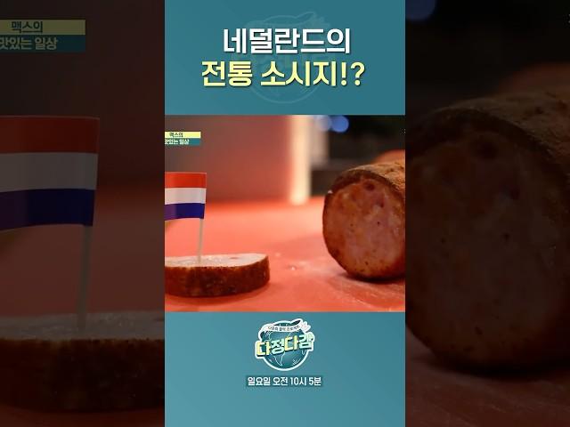 네덜란드의 전통 소시지?! | #다정다감 #다큐멘터리 #shorts