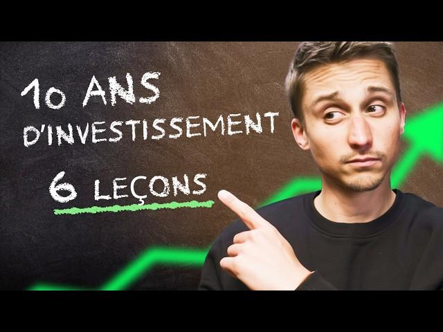 Mes 6 leçons pour devenir un meilleur investisseur