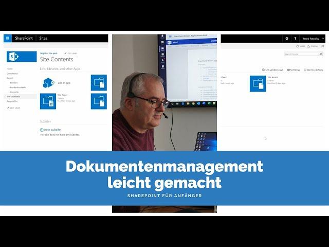 Dokumentenmanagement leicht gemacht - SharePoint für Anfänger | Webinar