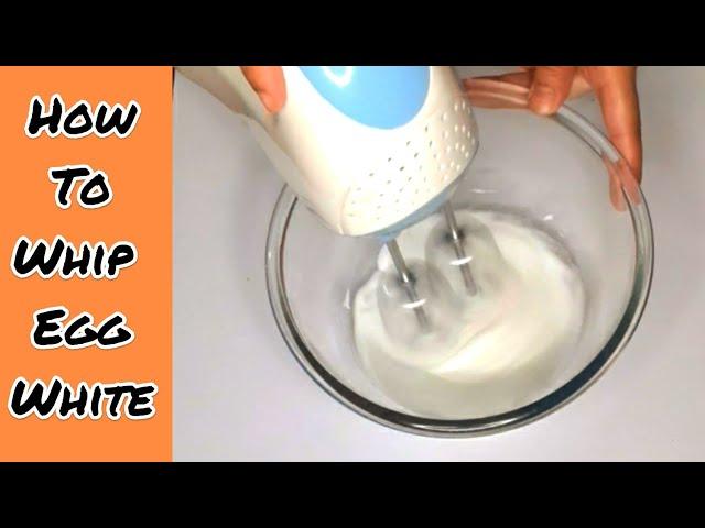 How to Whip Egg White Perfectly #shorts by FooD HuT