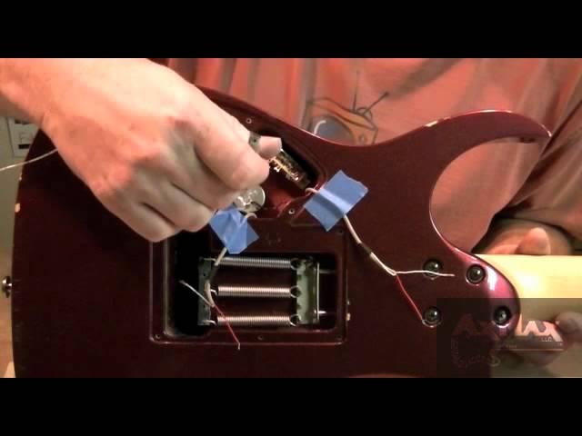 Electric Guitar Restoration IBZ RG 15: Installing The Ground Circuit & Hot Circuits