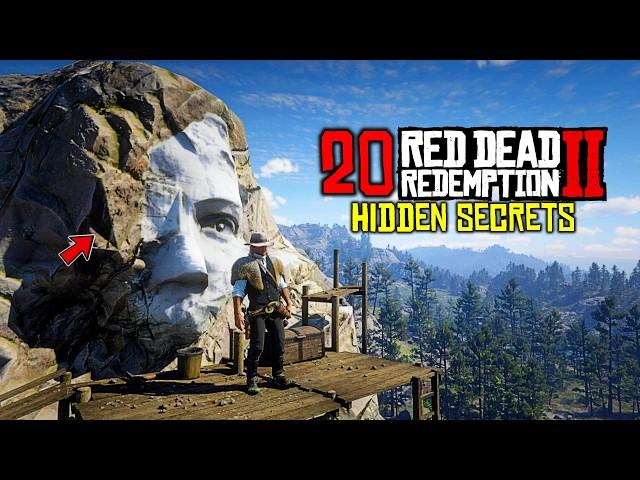 20 Hidden Secrets That Players Missed (Hard Version) - RDR2