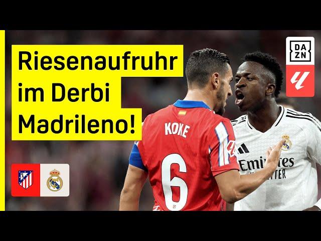 Spielunterbrechung, Rote Karte & Tore! Hitziges Stadtderby: Atletico  - Real Madrid | LaLiga | DAZN