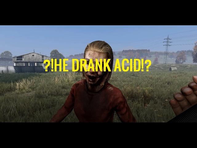 "I DRANK ACID" (DayZ SA Gameplay)