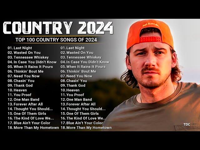 Country Music Playlist 2024 - Luke Combs, Chris Stapleton, Morgan Wallen, Kane Brown, Luke Bryan