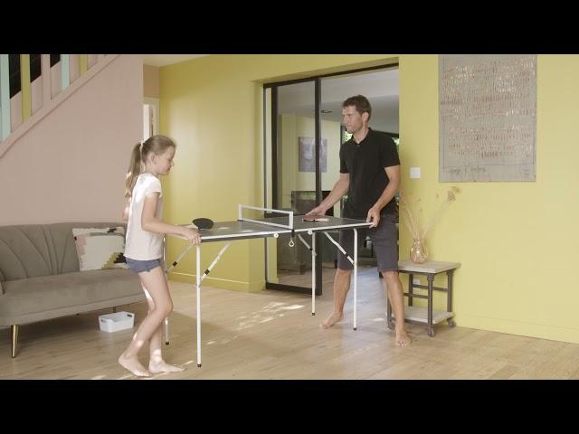 How to Assemble PPT 130 Small Free Indoor Table Tennis Table | Decathlon Singapore