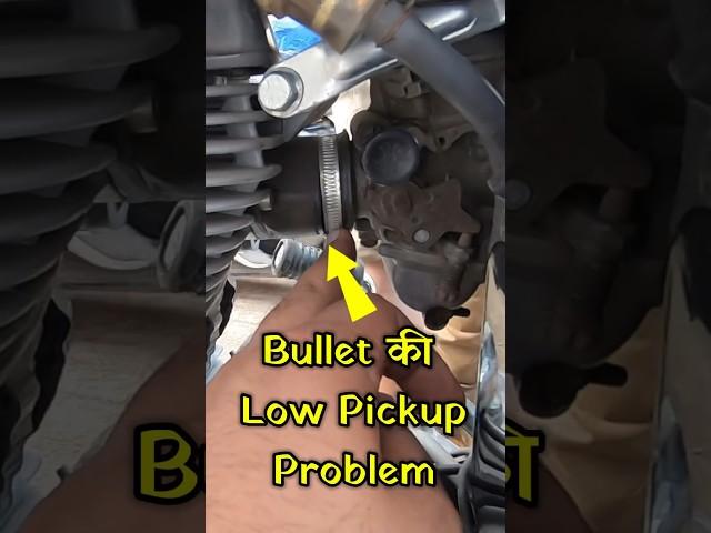 Old Bullet 350 Low Pickup Problem || Bullet 350 Carburettor Flange Problem