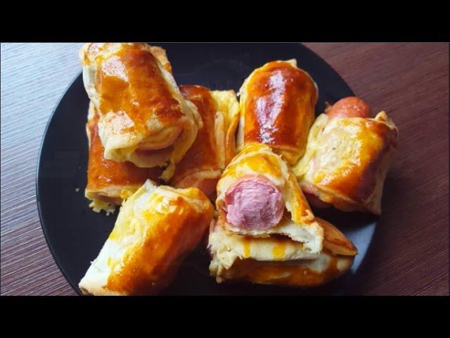 Сосиски в тесте с сыром! / Sausage with cheese in dough