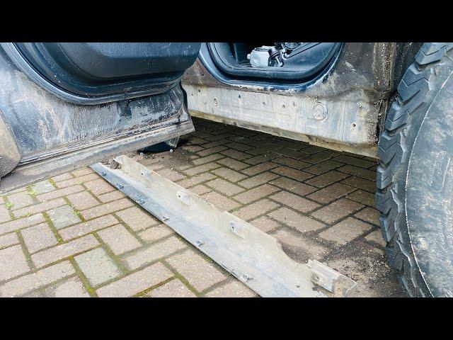 Sill cover removal / rust treatment - Land Rover Freelander 2