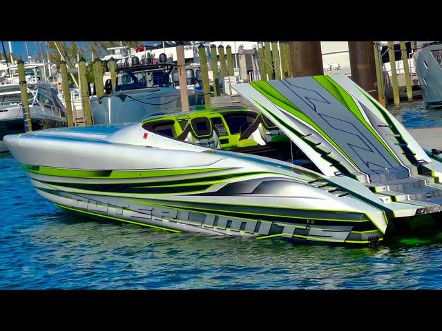 $2 Million speed yacht ( 2700HP 52ft Outerlimits ) Must Watch !