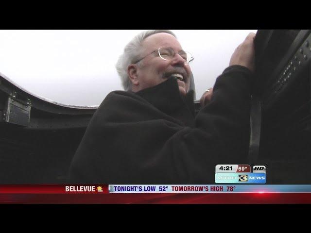 Jim Flowers Takes a Ride in a B-17