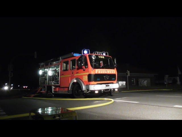 [Lagerhallenbrand FEU5] Großfeuer in Ellerbek