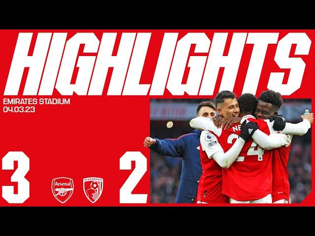 HIGHLIGHTS | Arsenal vs Bournemouth (3-2) | Reiss Nelson completes an incredible comeback!